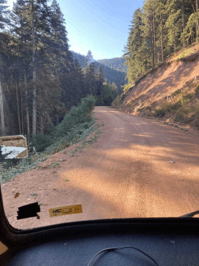 Bergweg in Turkije