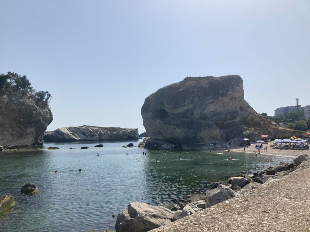 Rots in water Sile Turkije